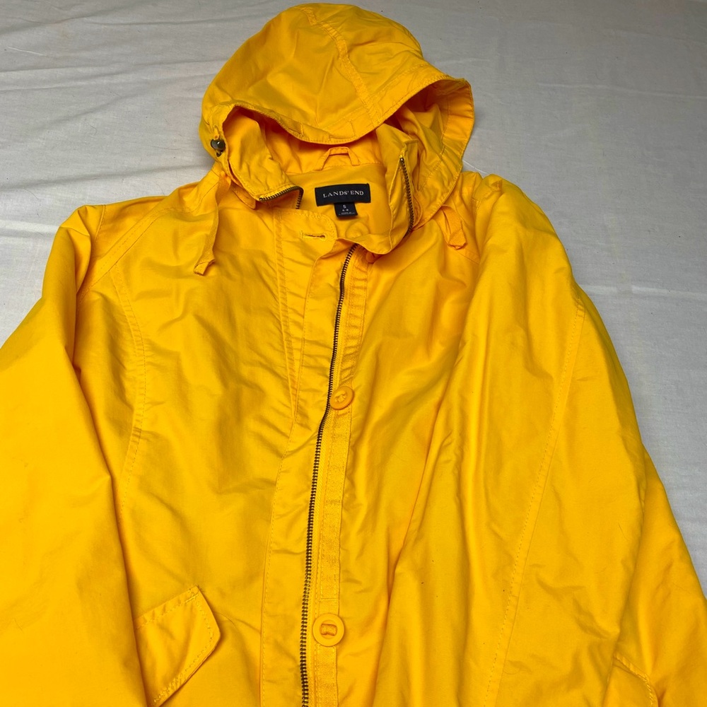 Yellow rain jacket 🧥 🌧